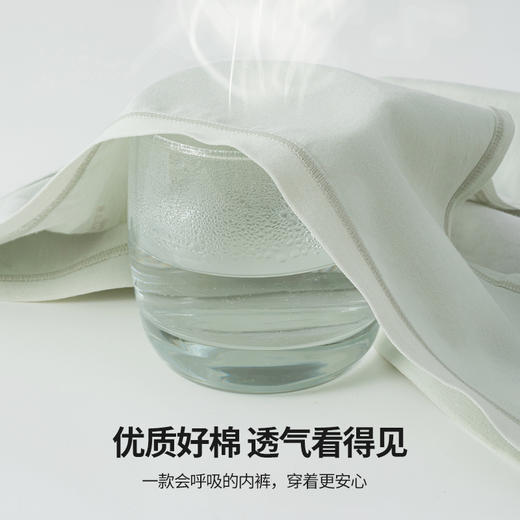 洁丽雅生理裤中腰纯棉内裤女经期防侧漏亲肤纯棉加长底裆女士内裤 商品图6