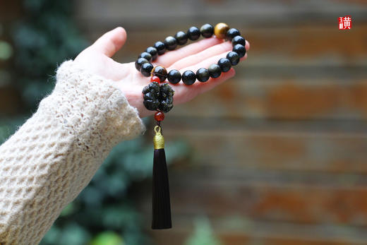 金曜石招财貔貅十八子手串 商品图2