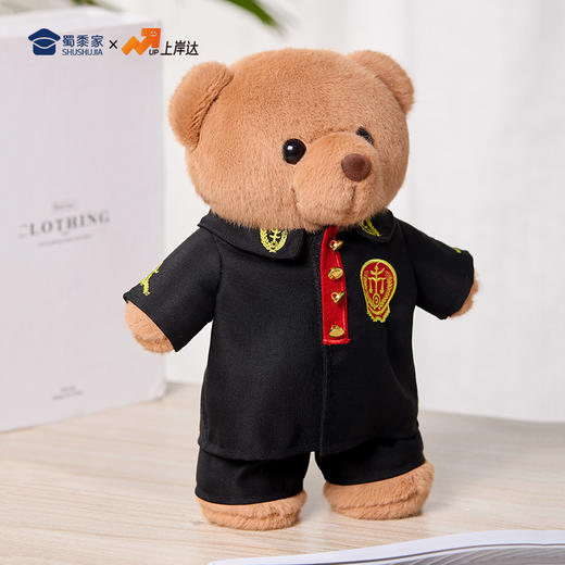 【法官站姿熊】可定制创意毛绒职业小熊公仔儿童玩具服装可脱送礼礼物 商品图10