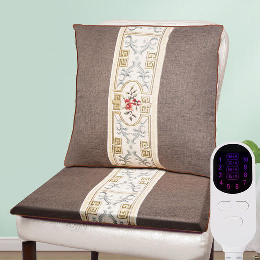 加热艾绒抱枕电加热坐垫热敷垫子保暖靠枕电热毯办公室艾草理疗垫 商品图4