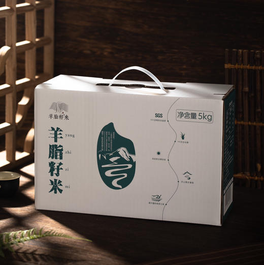 新疆羊脂籽米10斤装 2025年新米羊脂籽米家庭装 大米胚芽米 商品图0