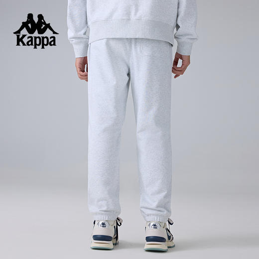 Kappa卡帕背靠背索罗娜运动长裤男士2025新款针织裤子休闲束脚裤K0F12AK01 商品图3