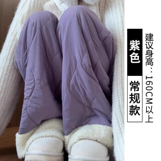 羊羔绒阔腿裤女秋冬加绒加厚棉裤卫裤运动裤子HLY 商品图5