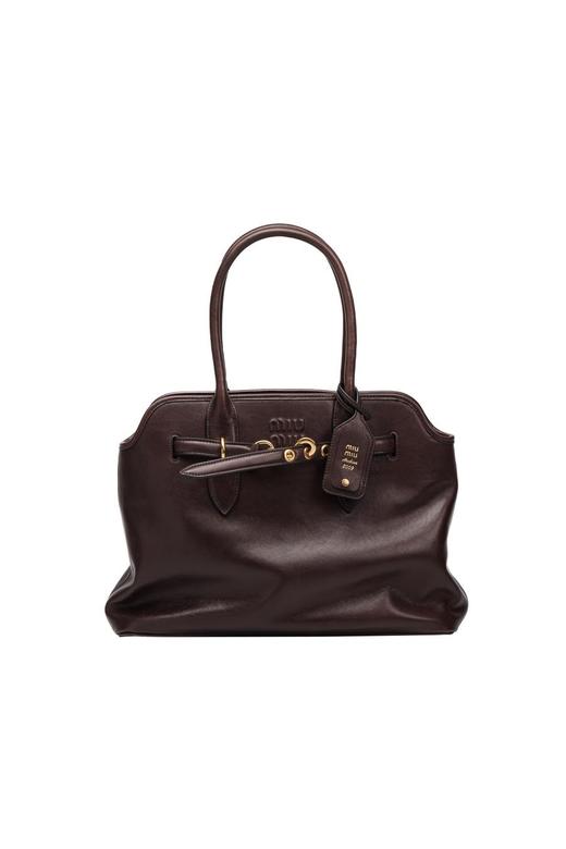 MiuMiu新款爆款中古托特包来袭AventureNappa皮革手袋&大号（MM） 商品图7