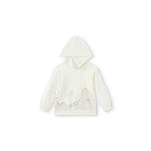 英氏儿童卫衣春夏透气长袖男童连帽卫衣纯棉中式上衣YREDJ1R043A 商品图4