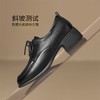 ZHR则则头层牛皮真皮粗跟高跟单鞋乐福鞋2025新款百搭时尚小皮鞋 商品缩略图4