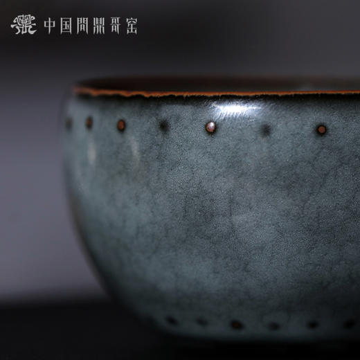 问鼎哥窑铁胎哥窑青甲辰战鼓杯 商品图4