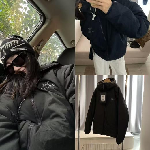 要的全黑色来啦！zui新款帽子刺绣logo轻量棉服男女情侣款阿童木保暖棉服 商品图0