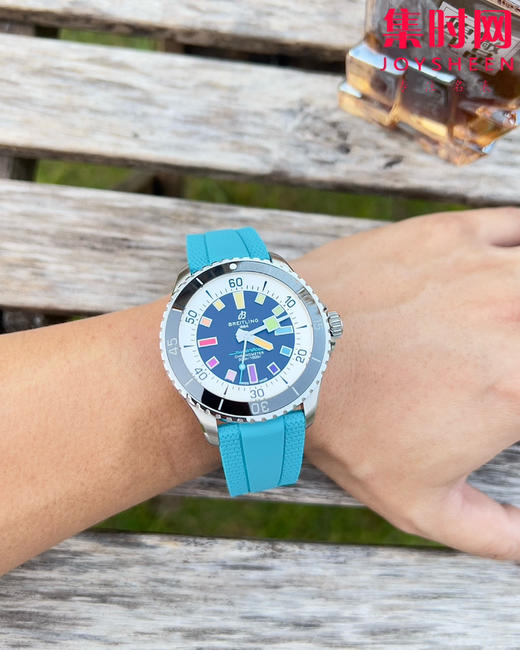 新款到货 BLS百年灵超级海洋彩虹盘男士腕表，外观方面更具时尚新潮魅力 商品图1
