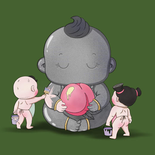 非遗泥人手办“乘运而来”憨萌复古国风娃娃 商品图7