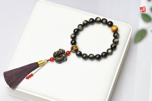 金曜石招财貔貅十八子手串 商品图1