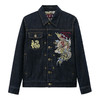ONIARAI/鬼洗25春夏泥棒蓝福气莽莽绣花牛仔男式休闲夹克 N340210 商品缩略图3
