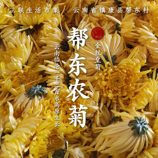 【临期食品·出清优惠·满4件到手120元·请注意临期食品不适用于7日无理由退换货】云南临沧金丝皇菊 高原产区  原料2024年鲜花采制/批次2025.1（三联生活市集x帮东农菊）北京中通发货 商品图0