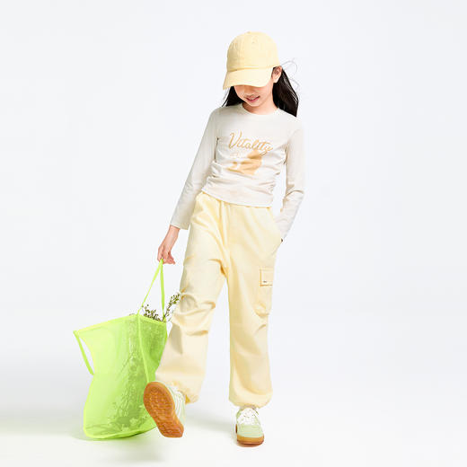 女童圆领长袖针织衫春季新款安奈儿童装实体店同款AG511568 商品图5