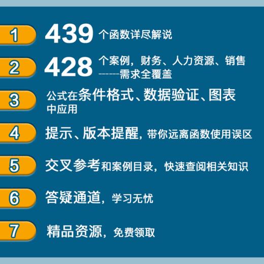 Excel公式与函数大辞典 excel书籍计算机应用基础办公软件office教程电脑函数公式速查自学大全 商品图1