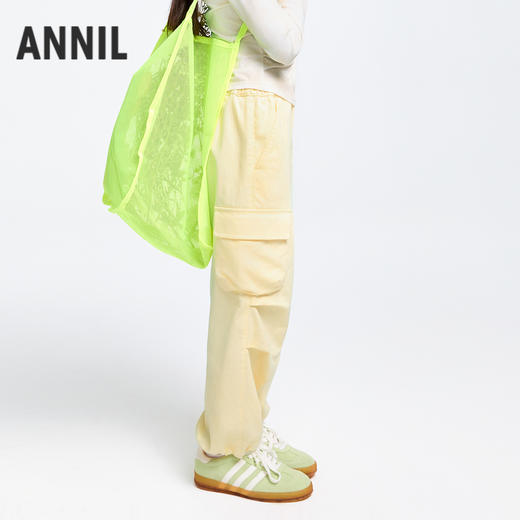 女童全腰梭织单裤春季新款安奈儿童装实体店同款AG516586 商品图2