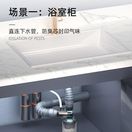 防臭盾闪钻多功能接头50管/75管可选 商品图5