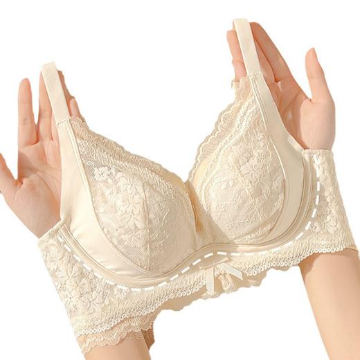 【法系甜美蕾丝内衣！内裤免费送】小胸女性必备！让你跨越A到C，摆脱平胸困扰！性感蕾丝杯面，深V设计显饱满，防下垂收副乳。四色可选，甜美或性感尽在你手！ 商品图8