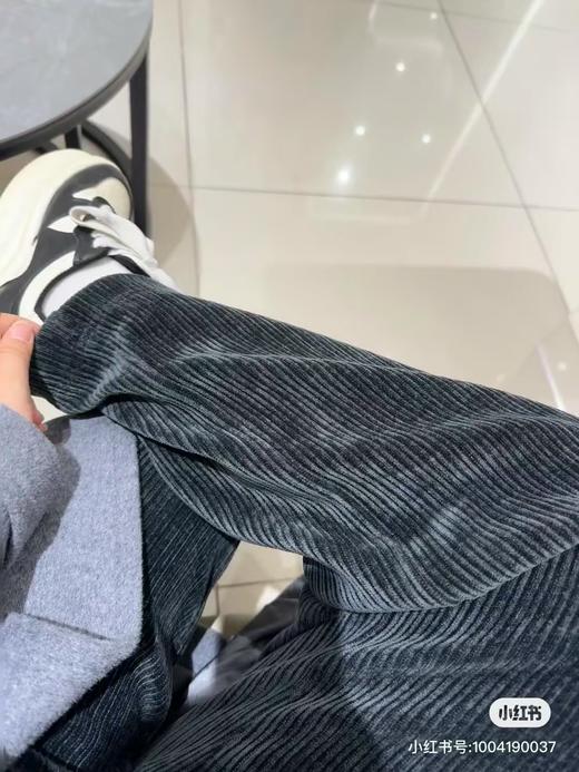 雪尼尔婴儿绒直筒阔腿糯米裤 舒适度超绝👏🏻离不开的通勤搭子☕️ 商品图5