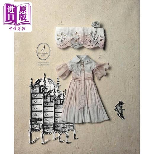 【中商原版】Blythe 布莱斯小布娃娃复古娃娃服制作指南教程 日文艺术原版 ブライスのアンティーククローゼット 商品图2