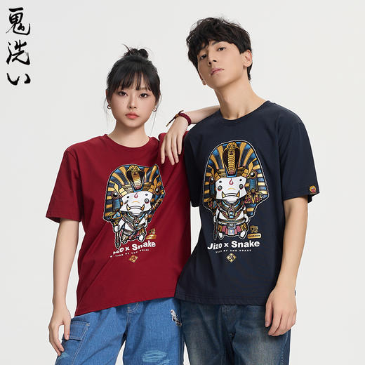 ONIARAI/鬼洗25春夏地藏小王公仔法老地藏短TEE男女情侣 J850194 商品图0