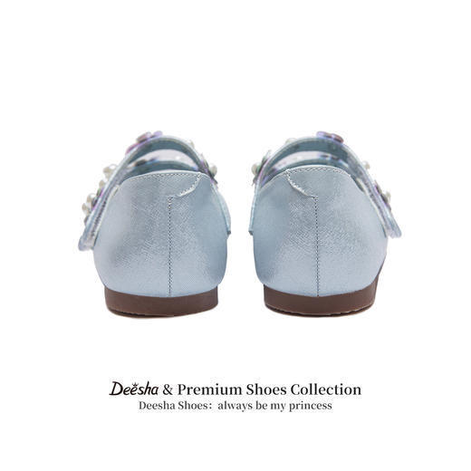 笛莎Deesha 女童童鞋2025春新款时尚洋气浅口低帮皮鞋 商品图4