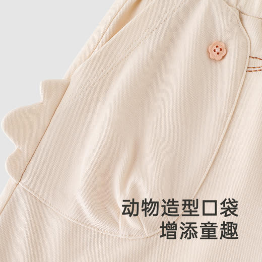 【商场同款】英氏儿童裤子夏季女童纯棉透气阔腿裤2025新款短裤 商品图2