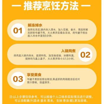 恒都 国产谷饲原切牛腱子 5斤 不含腱子芯 生鲜牛肉 源头直发 商品图3