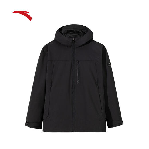 安踏（ANTA）训练男丝光绒风衣综训系列25年春季新款梭织厚外套152517602S 商品图3