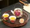 【3-5天发货】珐琅牡丹茗茶四享礼盒，德化非遗传承人×中国制茶大师打造，一壶二杯四大茗茶 商品缩略图1