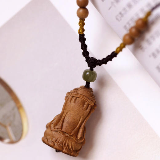 【青山特惠】老山檀【观音】吊坠 立体雕刻 s48 商品图5