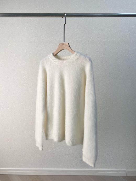 2024T家新款羊驼毛毛衣！拉绒工艺朦胧氛围感毛茸茸手感舒适拉毛毛衣！ 商品图3