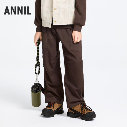 男童全腰梭织单裤春季新款安奈儿童装实体店同款AB516509 商品图0