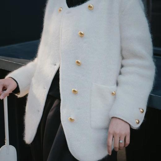 顺丰包邮71450洛诗琳韩系马海毛金软糯羊毛毛衣外套3200 商品图1