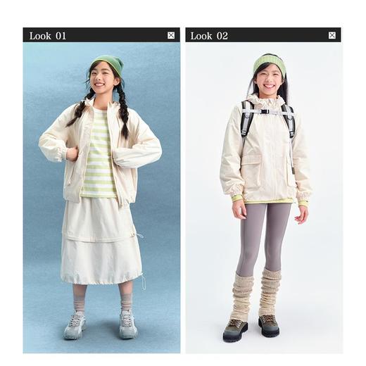 笛莎Deesha青少年女童外套2025春季女童轻薄连帽外套 商品图2