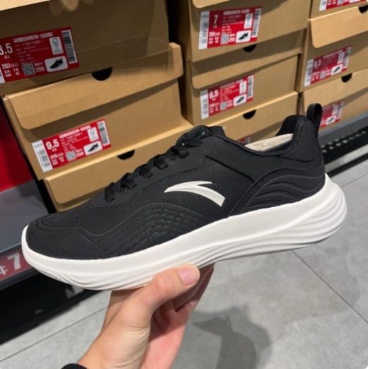 安踏跑步鞋男轻便减震健身跑鞋健走徒步慢跑运动鞋112517795R 商品图0