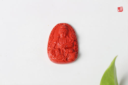 朱砂【普贤菩萨】吊坠  生肖蛇的守护神 商品图2