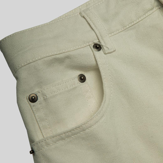 ROMI STUDIO【luxy系列】纯色百搭直筒复古绿宽松牛仔裤 K3619 商品图2