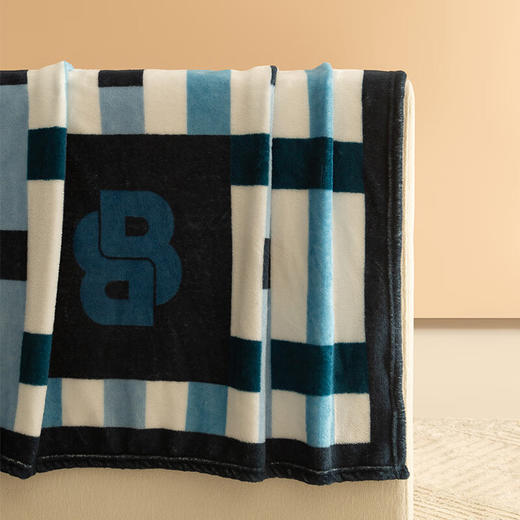 Hugo Boss晶格条纹毯 HBMT-035 商品图3