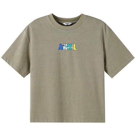 【商场同款在售】男童女童圆领短袖SORONA针织衫夏季新款安奈儿童装实体店同款AM511519 商品图10