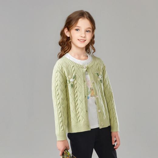 笛莎Deesha 童装女童T恤2025春新款女童时尚图案T恤 商品图1