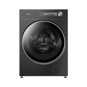 美的（Midea） 10公斤 滚筒洗衣机 全自动家用 纯平全嵌 元气2.0  医护级除菌螨 松露灰 MG10VC2