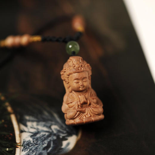 【青山特惠】老山檀【观音】吊坠 立体雕刻 s48 商品图6