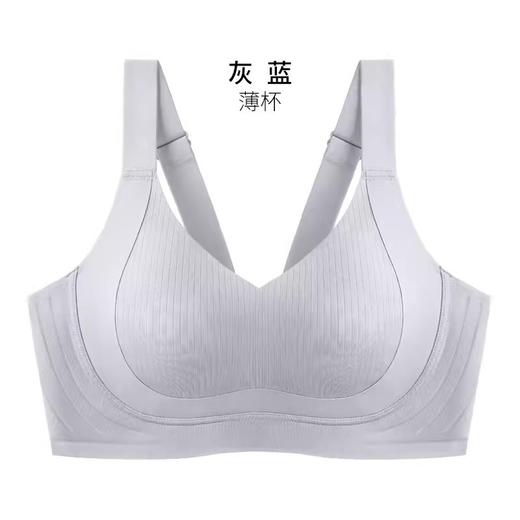 【巨舒适~大码全罩杯！】大胸必备，无钢圈收副乳，U形背带升级加高，穿衣不留痕迹！内置兔耳杯防凸点，性感薄款上托文胸，让你“狠”托胸双重提拉，大显胸小！ 商品图7
