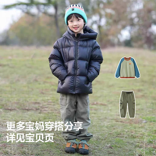 【热Hi2.0】迷你巴拉冬款男女童发热羽绒服亲子厚款羽绒外套 商品图4