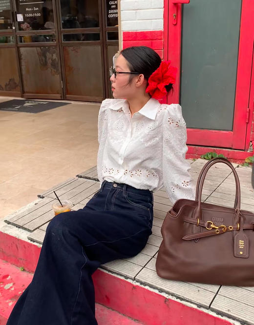 MiuMiu新款爆款中古托特包来袭AventureNappa皮革手袋&大号（MM） 商品图8