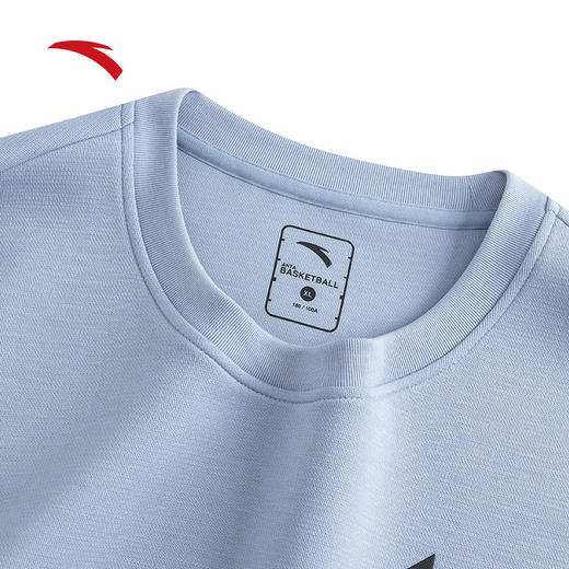 安踏（ANTA）KT男套头卫衣24年冬新款潮流满印篮球校园风长袖套头衫152511719 商品图2