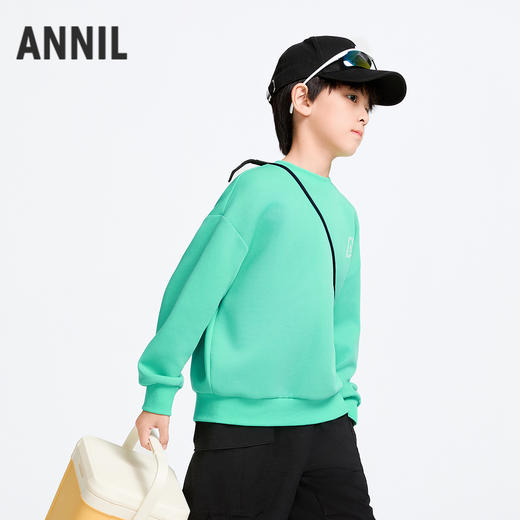 男童圆领长袖卫衣春季新款安奈儿童装实体店同款AB511511 商品图2