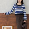 苏苏姐家斓森条纹毛衣手工DIY钩针衣服羊毛线上衣毛线团材料包 商品缩略图2