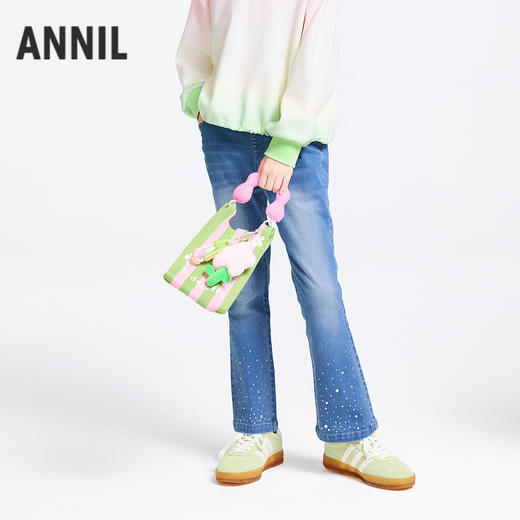 女童全腰牛仔裤春季新款安奈儿童装实体店同款AG516580 商品图1